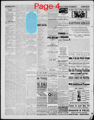 Page thumbnail for The Hartford Herald