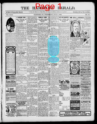 Page thumbnail for The Hartford Herald