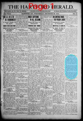 Page thumbnail for The Hartford Herald