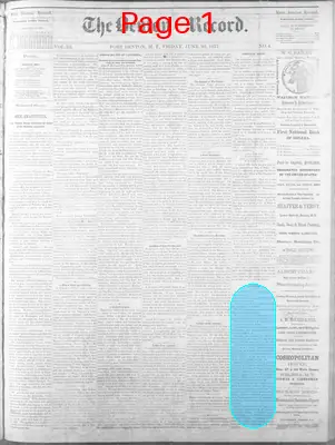 Page thumbnail for The Benton Record