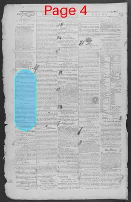 Page thumbnail for Kentucky Gazette And General Advertiser