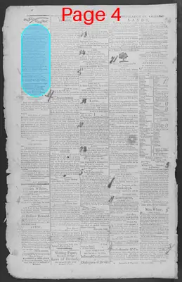 Page thumbnail for Kentucky Gazette And General Advertiser