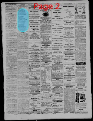 Page thumbnail for The Daily Wabash Express