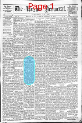 Page thumbnail for The Weston Democrat