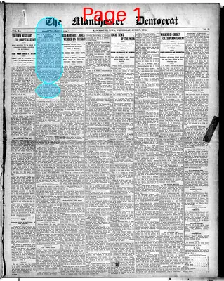Page thumbnail for Manchester Democrat