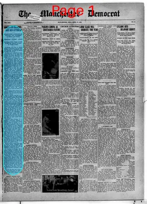 Page thumbnail for Manchester Democrat