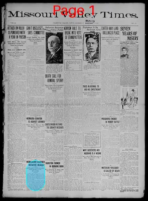 Page thumbnail for Missouri Valley Times