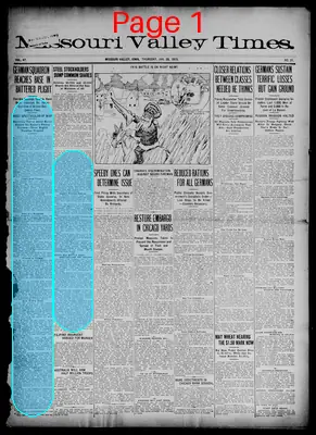 Page thumbnail for Missouri Valley Times