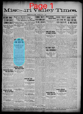 Page thumbnail for Missouri Valley Times