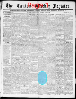 Page thumbnail for Canton Weekly Register
