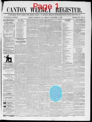 Page thumbnail for Canton Weekly Register