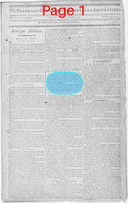 Page thumbnail for The Patowmac Guardian, And Berkeley Advertiser