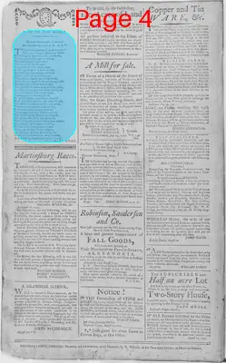 Page thumbnail for The Patowmac Guardian, And Berkeley Advertiser