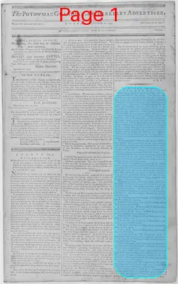 Page thumbnail for The Patowmac Guardian, And Berkeley Advertiser