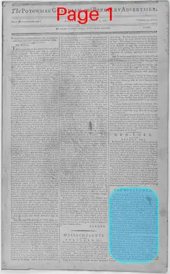 Page thumbnail for The Patowmac Guardian, And Berkeley Advertiser
