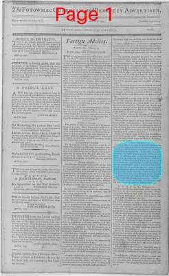 Page thumbnail for The Patowmac Guardian, And Berkeley Advertiser