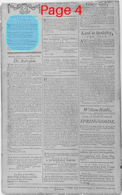 Page thumbnail for The Patowmac Guardian, And Berkeley Advertiser