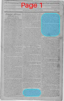 Page thumbnail for The Patowmac Guardian, And Berkeley Advertiser