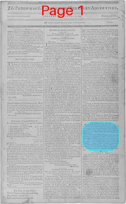 Page thumbnail for The Patowmac Guardian, And Berkeley Advertiser
