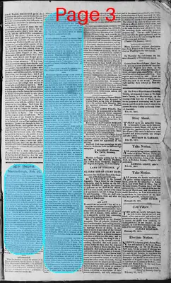 Page thumbnail for Martinsburgh Gazette