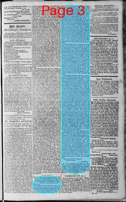 Page thumbnail for Martinsburgh Gazette