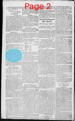 Page thumbnail for Martinsburgh Gazette