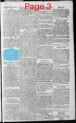 Page thumbnail for Martinsburgh Gazette