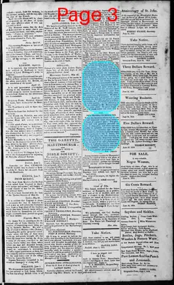 Page thumbnail for Martinsburgh Gazette