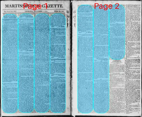 Page thumbnail for Martinsburgh Gazette