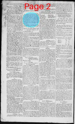 Page thumbnail for Martinsburgh Gazette