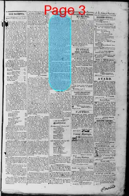 Page thumbnail for Martinsburgh Gazette