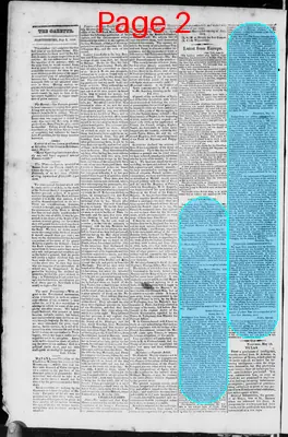 Page thumbnail for Martinsburgh Gazette