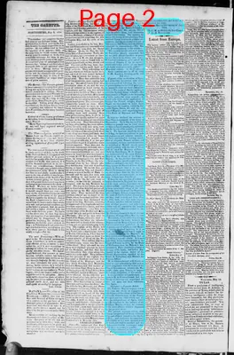 Page thumbnail for Martinsburgh Gazette