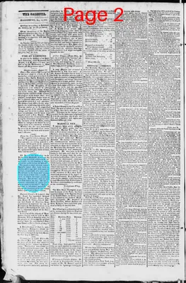 Page thumbnail for Martinsburgh Gazette