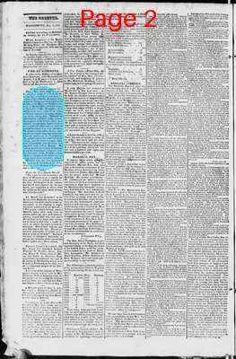 Page thumbnail for Martinsburgh Gazette