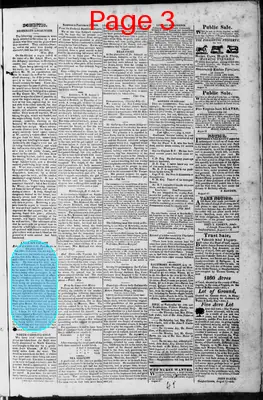 Page thumbnail for Martinsburgh Gazette