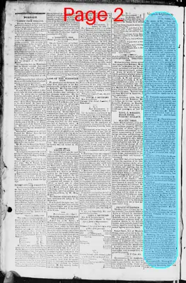 Page thumbnail for Martinsburgh Gazette