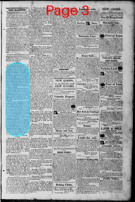 Page thumbnail for Martinsburgh Gazette
