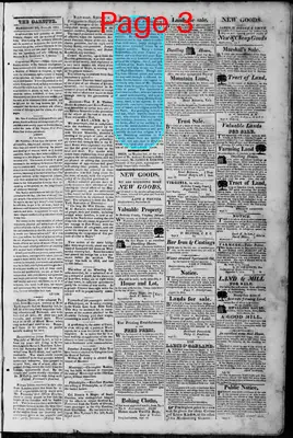 Page thumbnail for Martinsburgh Gazette