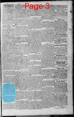 Page thumbnail for Martinsburgh Gazette