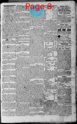 Page thumbnail for Martinsburgh Gazette