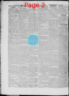 Page thumbnail for Martinsburg Gazette