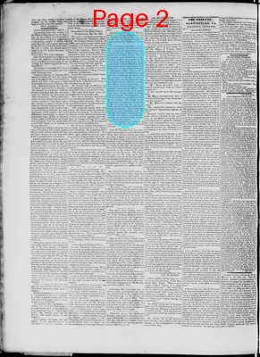 Page thumbnail for Martinsburg Gazette