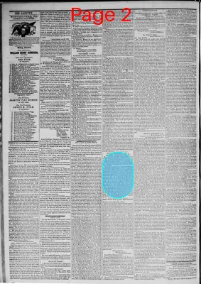 Page thumbnail for Martinsburg Gazette