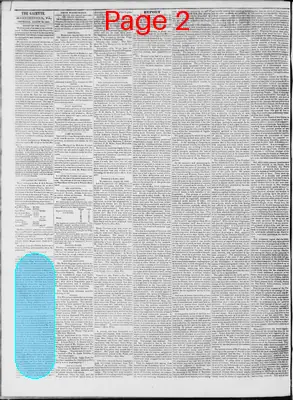 Page thumbnail for Martinsburg Gazette