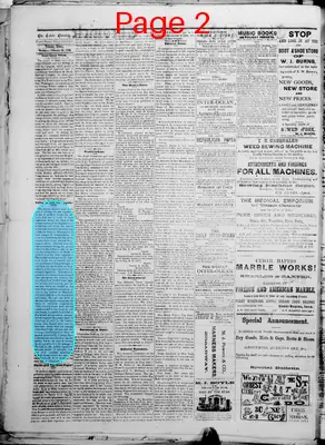 Page thumbnail for The Toledo Chronicle