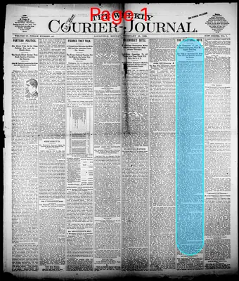 Page thumbnail for Weekly Courier Journal