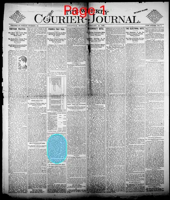 Page thumbnail for Weekly Courier Journal