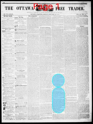 Page thumbnail for The Ottawa Free Trader
