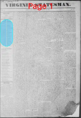 Page thumbnail for Virginia Statesman
